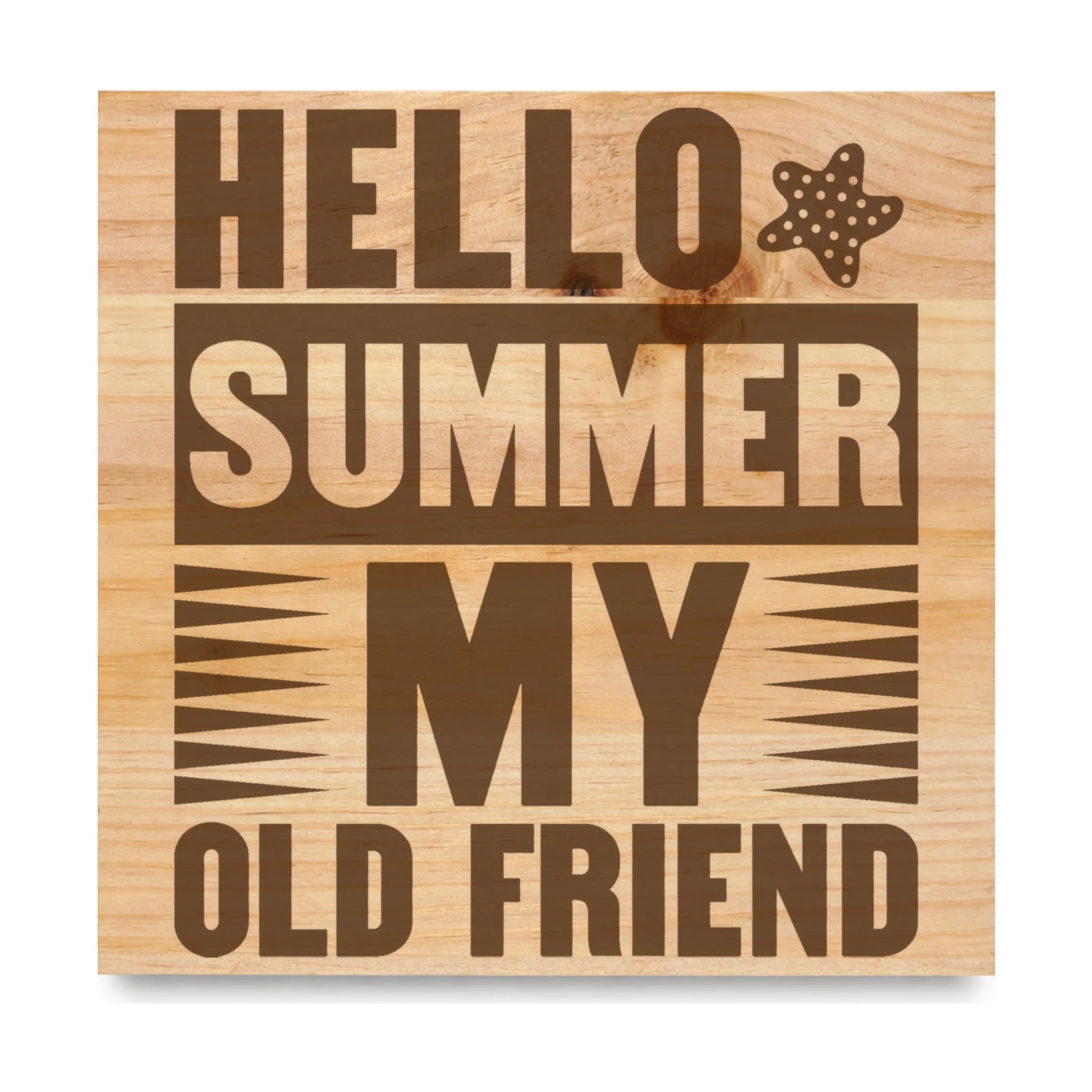 Good Times And Tan Lines laser engraved pine sign